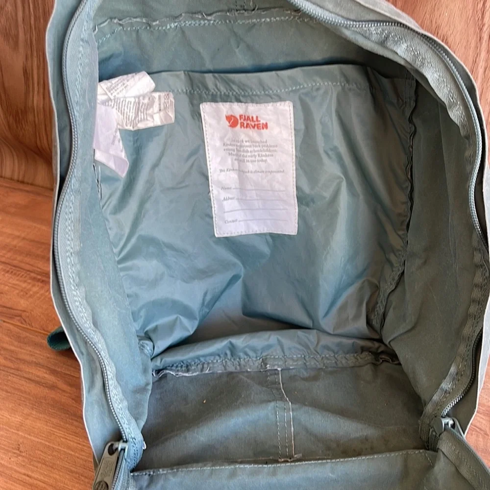 Pre-owned Fjallraven Kanken Backpack Unisex Green Travel Bag Sweden Travel